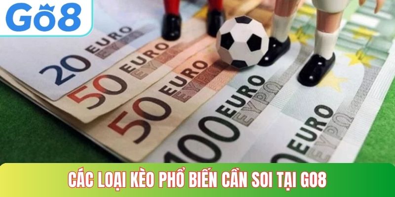 Các loại kèo phổ biến cần soi tại GO8